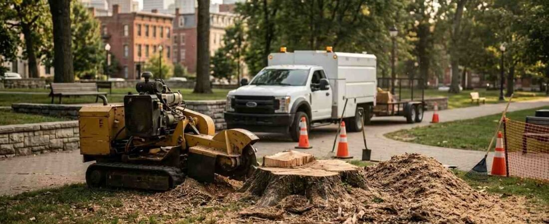 Valentine Services Introduces Municipal Stump Removal Services for Cincinnati Public Spaces